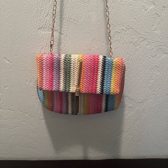NOATD 8831628 NO.883313 Vintage Mini bag Handbags - ( 0452) Colorful Striped Women's Bag A NOATD8831628.NO.883313